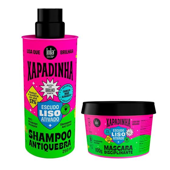 Imagem de Kit Xapadinha Fios Lisos Shampoo + Máscara  Lola Cosmetics