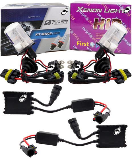 Imagem de Kit Xenon H4/2 6000K Com Reator Digital HID