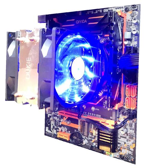 Imagem de Kit Xeon X99 Gaming + Xeon E5 2680v4 14 Núcleos (Ryzen 5 5600) + 64GB DDR4 + Cooler 2 Fans LED