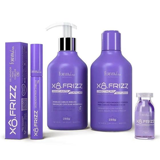 Imagem de Kit Xô Frizz Completo Forever Liss