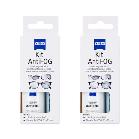 Imagem de Kit Zeiss Antifog Brasil Com 2 Kits