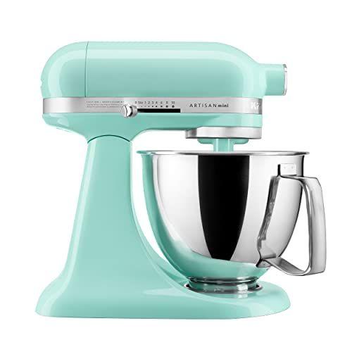 Imagem de Kitchenaid Artisan Mini Plus 3.5-Qt. Misturador de Suporte de Cabeça Inclinável com Batedor de Borda Flexível