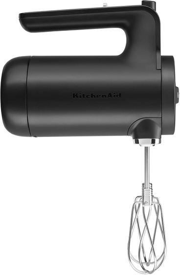 Imagem de KitchenAid KHMB732BM misturador de mão sem fio, 7 velocidades, preto fosco