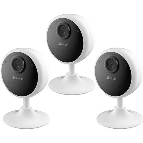 Imagem de Kits 3 Cameras Cb1 a bateria WiFi FHD sem fio EZVIZ