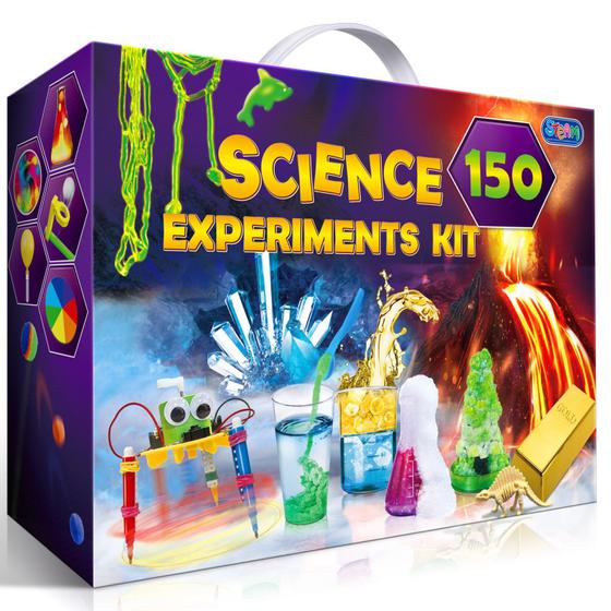 Imagem de Kits Científicos UNGLINGA - 150 Experimentos para Crianças com Ferramentas e Manual