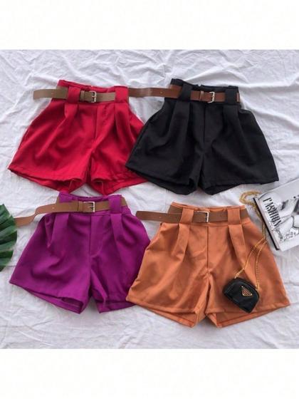 Imagem de KITS Short saia Alfaiataria Com Anel Lançamento ( Sem Cinto )