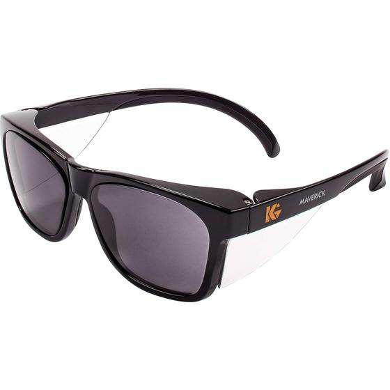 Imagem de KLEENGUARD KCC49311, Maverick Safety Eyewear, 1 / Cada, Smoke Gray Body, Smoke Lens, Black Frame