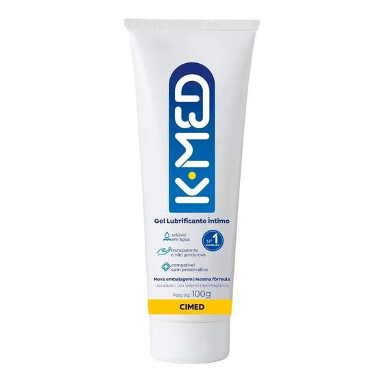 Imagem de Kmed 100g massagem tubo grande k-med gel lubrificante