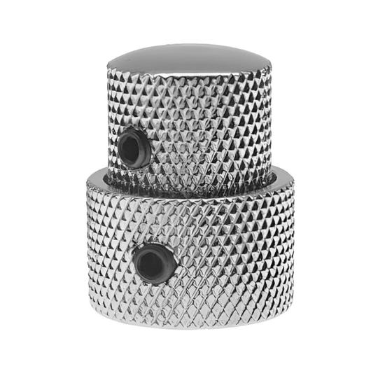 Imagem de Knob Duplo Concêntrico Com Parafuso Cromado Para Contra Baixo