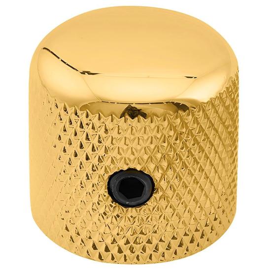 Imagem de Knob Metal Para Guitarra e Contra Baixo Com Parafuso Dourado