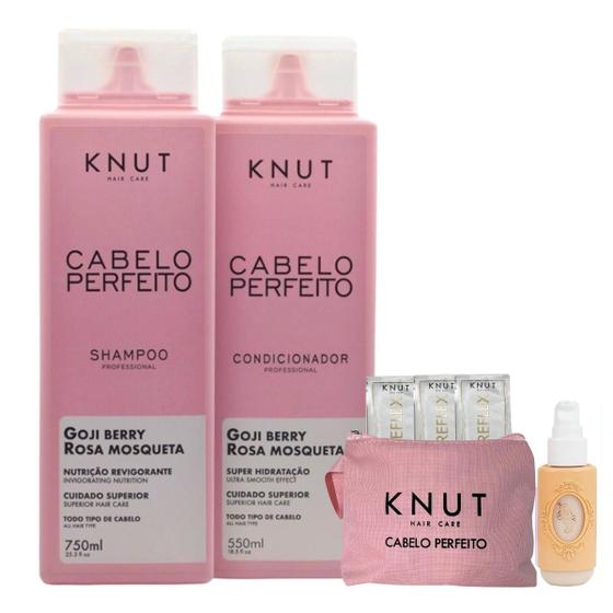 Imagem de Knut Kit Cabelo Perfeito Tratamento + Necessaire Premiada