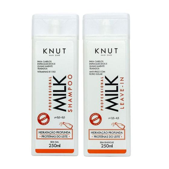 Imagem de Knut Kit Milk Shampoo 250ml + Leave-in 250ml