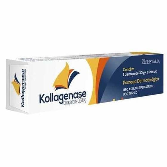 Imagem de Kollagenase 0,6U/g Pomada Dermatológica 30g