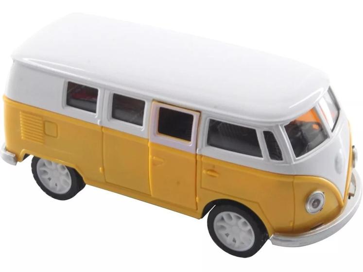 Imagem de Kombi de Metal Miniatura Brinquedo Porta Funcional