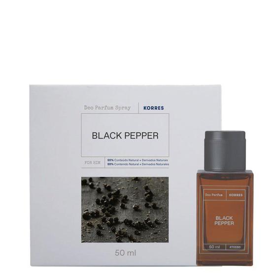 Korres Black Pepper Deo Parfum 50ml Perfume Magazine Luiza
