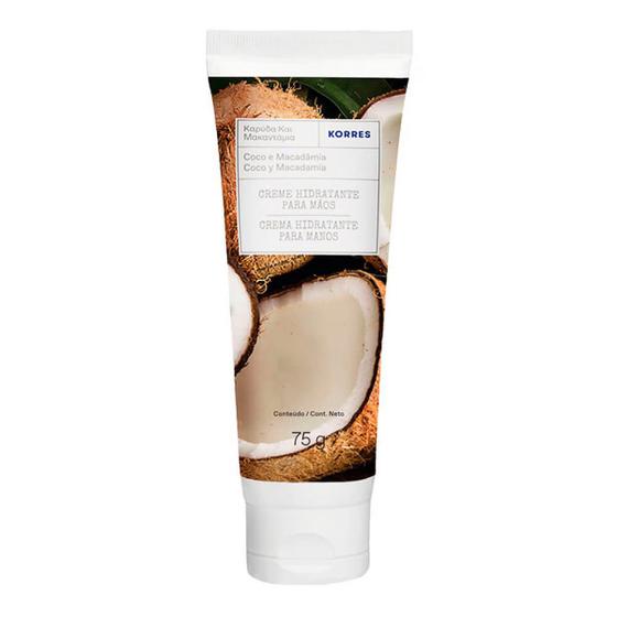 Imagem de Korres Creme de Mãos Coco e Macadâmia 75g
