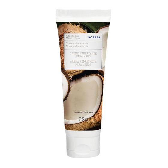 Imagem de Korres Creme Hidratante para Mãos Coco e Macadâmia 75ml