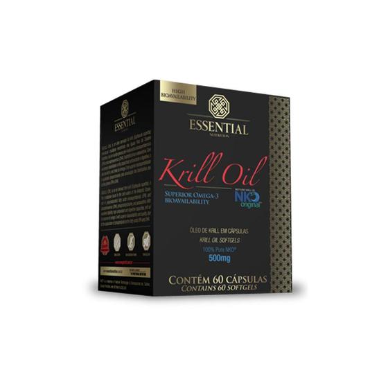 Krill Oil (60caps) Essential Nutrition Ômega 3 / Óleo de Peixe