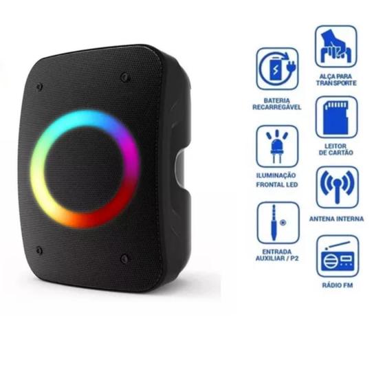 Imagem de KTS com LED e USB portátil.