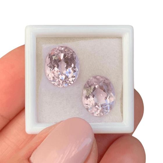 Imagem de Kunzita Oval Par 9,38ct