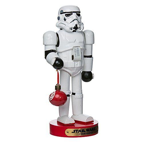 Imagem de Kurt Adler Stormtrooper com Quebra-Nozes do Ornamento da Bola, 12 polegadas (SW6153L)