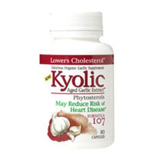 Imagem de Kyolic Phytosterols Fórmula 107 80 CAP da Kyolic (pacote com 2)