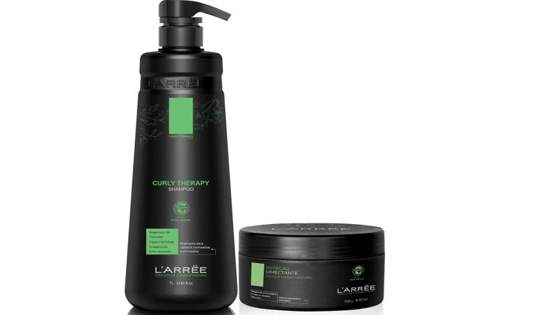 Imagem de L'arrëe Curly Therapy Shampoo 1Litro e Máscara Umectant 250g