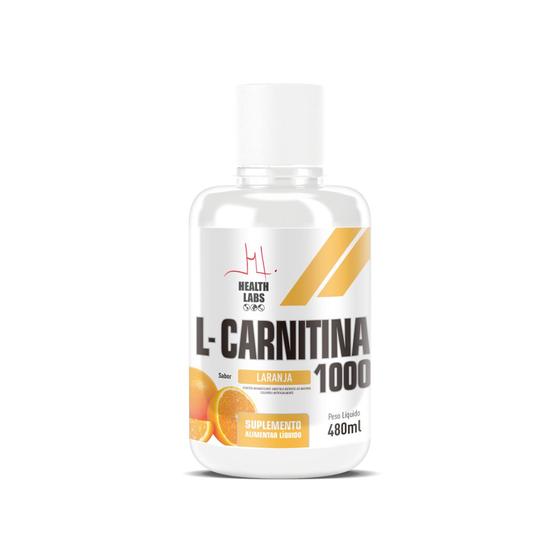 Imagem de L-carnitina 1000 health labs 480ml - laranja