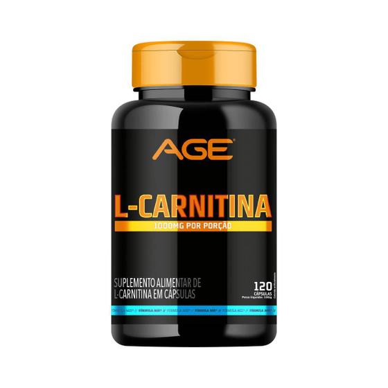 Imagem de L-Carnitina - (120 cápsulas) - AGE