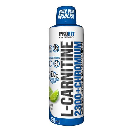 Imagem de L-carnitina 2300 + Chromium Líquido - Pote 480ml - Profit