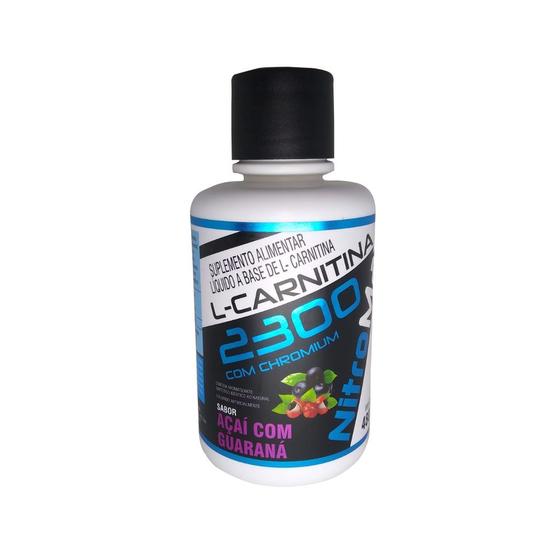 Imagem de L-carnitina 2300 com chromium 480ml sabor açai com guarana