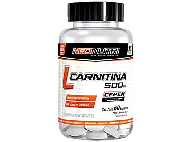 Imagem de L - Carnitina 500mg 60 Tabletes