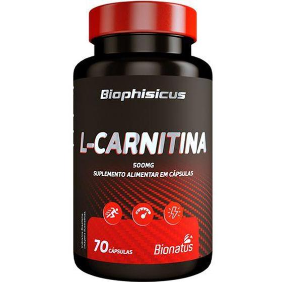 Imagem de L-Carnitina 500mg 70 Cápsulas - Bionatus