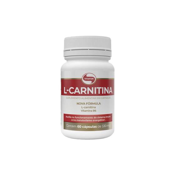 Imagem de L-Carnitina (60 Cápsulas) Vitafor