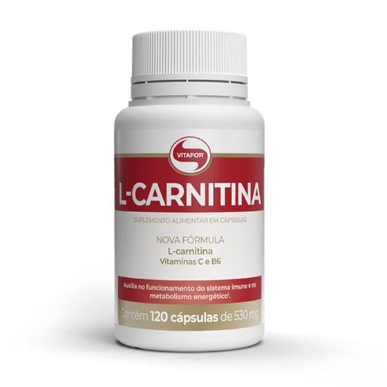 Imagem de L-Carnitina + B6 Vitafor 120 cápsulas