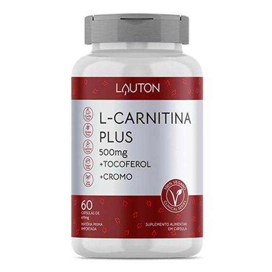 Imagem de L-Carnitina Plus - 60 Cápsulas - Lauton Nutrition