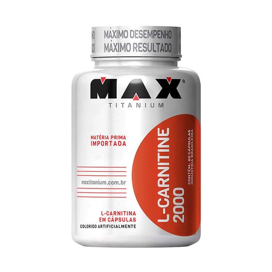 Imagem de L Carnitine 2000 60 Cápsulas Max Titanium