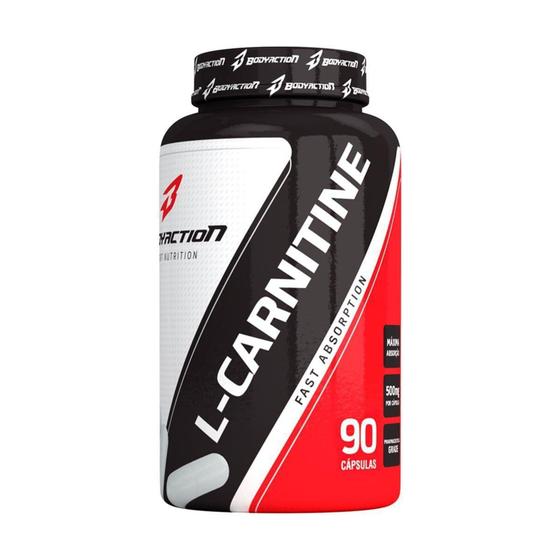 Imagem de L-Carnitine - 90 Cápsulas - BodyAction - Body Action