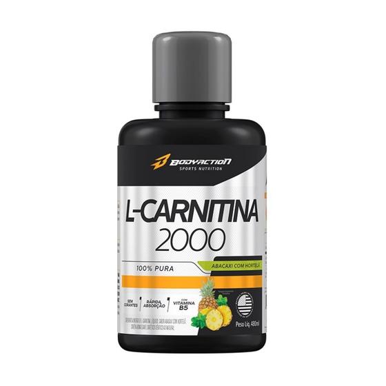 Imagem de L-Carnitine Pure 2000 (480ml) - Sabor: Abacaxi com Hortelã