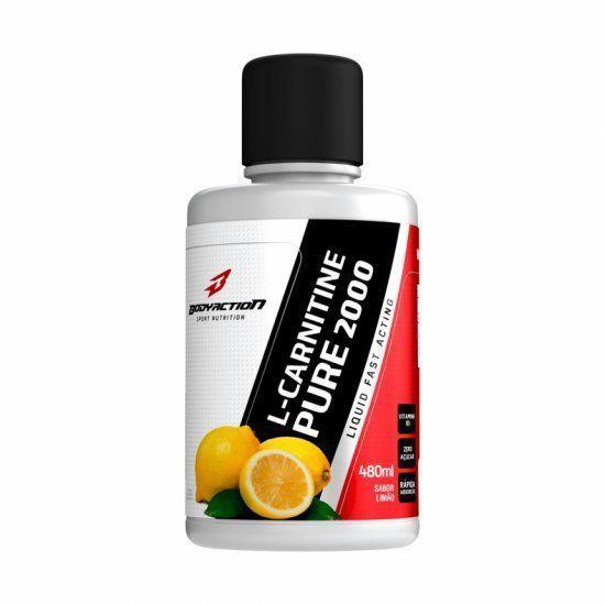 Imagem de L-Carnitine Pure 2000 (480ml) - Sabor: Limão