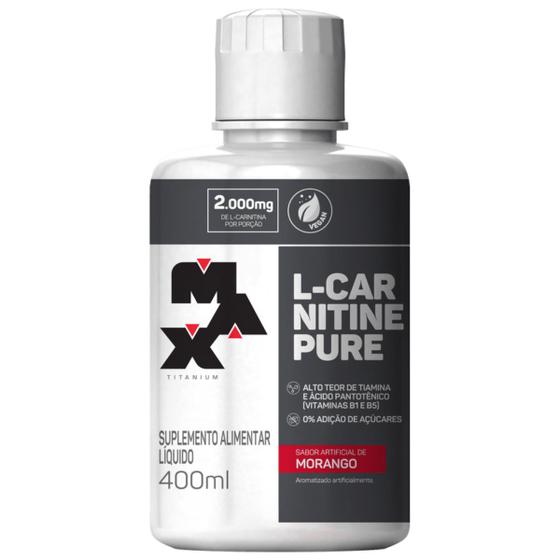 Imagem de L-Carnitine Pure Pote 400ml Max Titanium