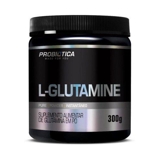 Imagem de L-glutamine Glutamina 300g Probiótica Auxilia Ganho de Massa