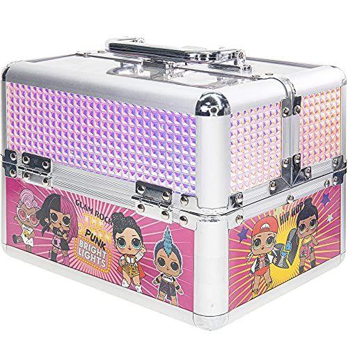 Imagem de L.O.L Surpresa! Conjunto de maquiagem de maquiagem de cosméticos Townley Girl Train Case inclui brilho labial, brilho nos olhos, esmalte, acessórios para cabelo e muito mais! para Kids Girls, Ages 3+ perfeito para festas, sleepovers & makeovers