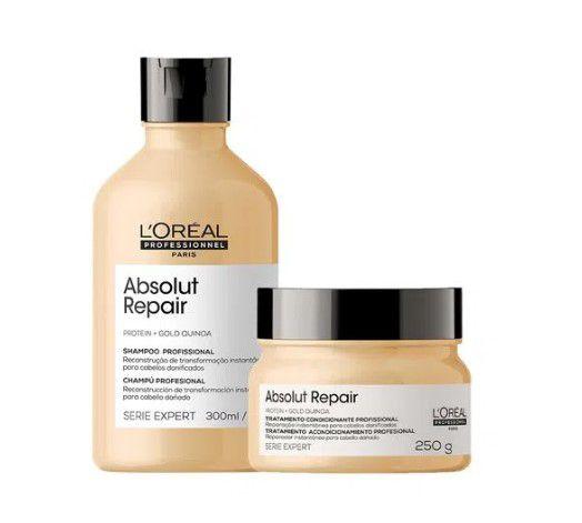 Imagem de L'Oréal  Absolut Repair Shampoo 300ml + Máscara 250g