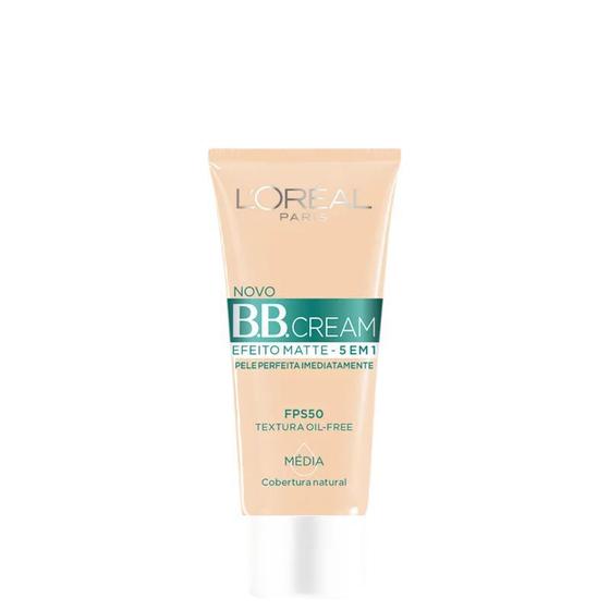 Imagem de L'Oréal Paris Base 5 em 1 Efeito Matte FPS 50 - Média - BB Cream - 30ml