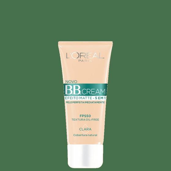 Imagem de L'oréal paris bb cream 5 em 1 efeito matte fps50 clara 30g