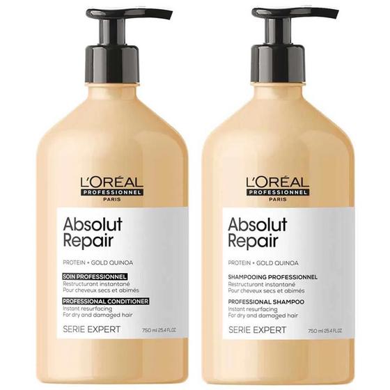L'oréal Professionnel Absolut Repair Gold Quinoa + Protein Kit Shampoo ...