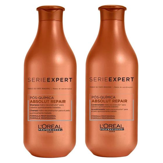 Imagem de L'Oréal Professionnel Absolut Repair Pós Química Kit- Shampoo + Condicionador