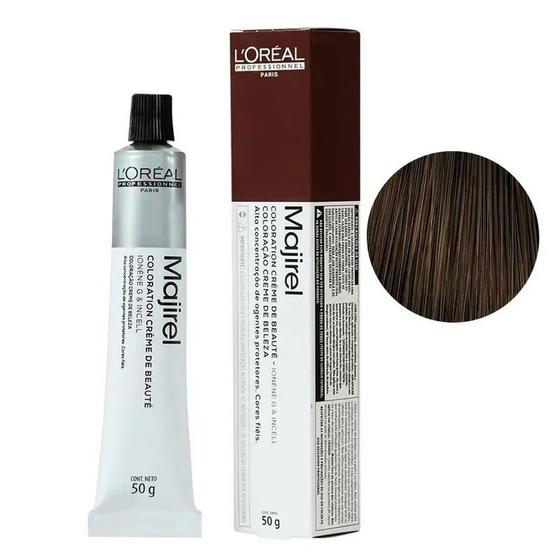 Imagem de L'Oréal Professionnel Majirel 7.13 Louro Acinzentado Dourado - Coloração Permanente 50g