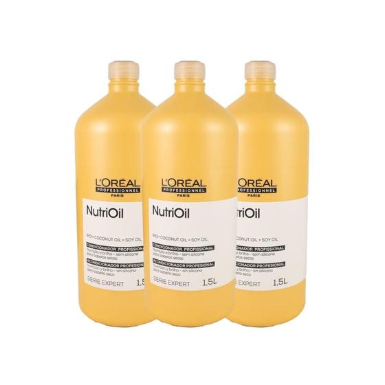 Imagem de L'Oréal Professionnel NutriOil Kit 3 Condicionador 1,5L